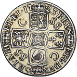 1723 SSC Shilling - George I British Silver Coin