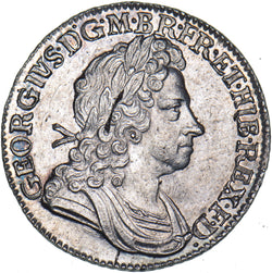 1723 SSC Shilling (C Over SS) - George I British Silver Coin - Very Nice