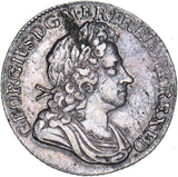 1723 SSC Shilling - George I British Silver Coin - Very Nice