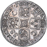 1723 SSC Shilling - George I British Silver Coin - Very Nice