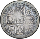 1734 Shilling - George II British Silver Coin