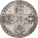 1750 Shilling - George II British Silver Coin - Very Nice