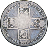 1758 Shilling - George II British Silver Coin