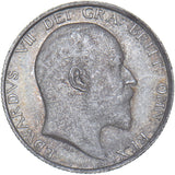 1910 Shilling - Edward VII British Silver Coin - Very Nice