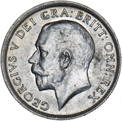 1917 Shilling - George V British Silver Coin - Very Nice