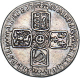 1757 Sixpence - George II British Silver Coin - Nice
