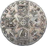 1787 Sixpence - George III British Silver Coin - Nice