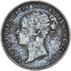 1877 Sixpence - Victoria British Silver Coin