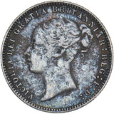 1877 Sixpence - Victoria British Silver Coin
