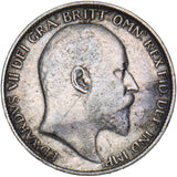 1902 Sixpence - Edward VII British Silver Coin - Nice
