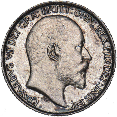 1910 Sixpence - Edward VII British Silver Coin - Very Nice