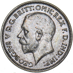 1935 Sixpence - George V British Silver Coin - Very Nice