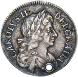1679 Maundy Fourpence (Holed) - Charles II British Silver Coin