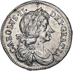 1680 Maundy Fourpence - Charles II British Silver Coin - Very Nice