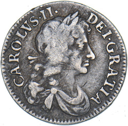 1684 Maundy Fourpence (4 Over 3) - Charles II British Silver Coin - Nice