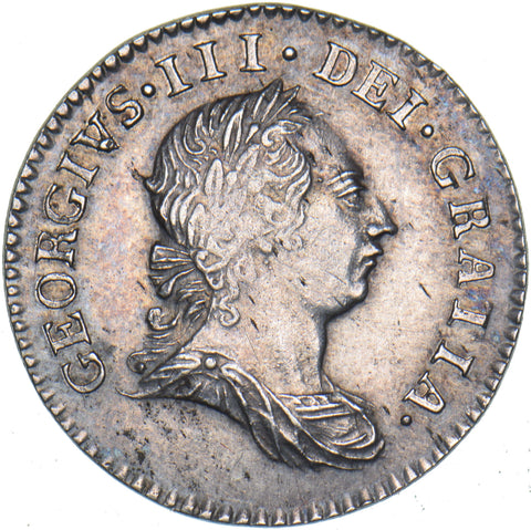 1786 Maundy Fourpence - George III British Silver Coin - Very Nice