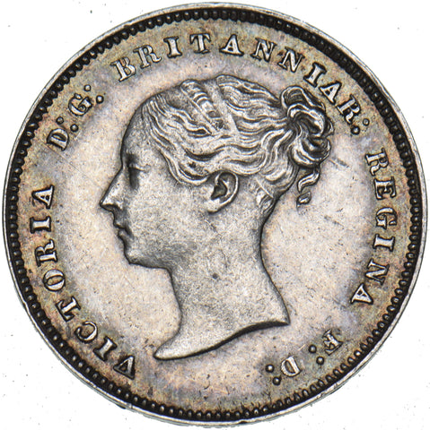 1884 Maundy Fourpence - Victoria British Silver Coin - Very Nice