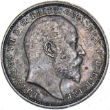 1905 Maundy Fourpence - Edward VII British Silver Coin - Very Nice