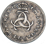 1673 Threepence - Charles II British Silver Coin - Nice