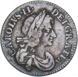 1676 Threepence - Charles II British Silver Coin - Nice