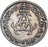 1679 Threepence - Charles II British Silver Coin - Nice