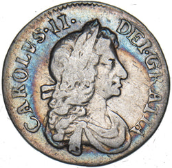 1681 Threepence - Charles II British Silver Coin - Nice