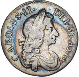 1681 Threepence - Charles II British Silver Coin - Nice