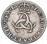 1681 Threepence - Charles II British Silver Coin