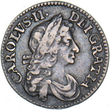 1683 Threepence - Charles II British Silver Coin - Nice