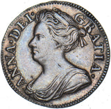 1708 Threepence - Anne British Silver Coin - Very Nice