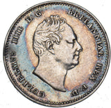 1835 Threepence - William IV British Silver Coin - Nice