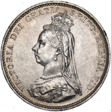 1887 Threepence - Victoria British Silver Coin - Very Nice