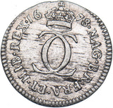 1678 Maundy Twopence - Charles II British Silver Coin - Nice