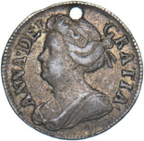 1713 Maundy Twopence (Holed) - Anne British Silver Coin