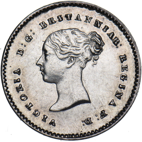 1875 Maundy Twopence - Victoria British Silver Coin - Very Nice