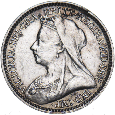 1894 Maundy Twopence - Victoria British Silver Coin - Nice