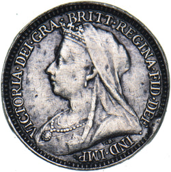 1895 Maundy Twopence - Victoria British Silver Coin