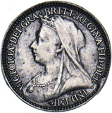 1895 Maundy Twopence - Victoria British Silver Coin