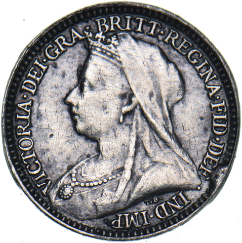 1895 Maundy Twopence - Victoria British Silver Coin