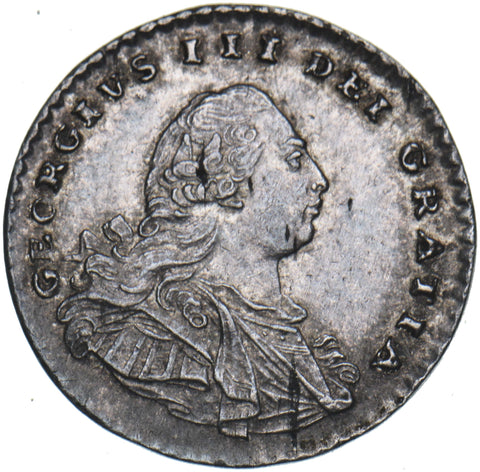 1795 Maundy Penny - George III British Silver Coin - Very Nice