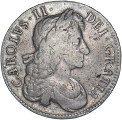 1681 Crown - Charles II British Silver Coin