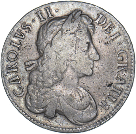 1681 Crown - Charles II British Silver Coin