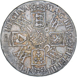 1692 Crown - William & Mary British Silver Coin