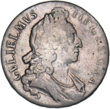 1696 Crown (GEI Error) - William III British Silver Coin