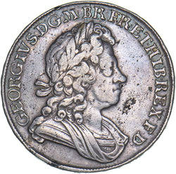 1716 Crown - George I British Silver Coin - Nice