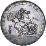 1818 LVIII Crown - George III British Silver Coin - Very Nice