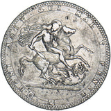 1820 Crown (2 Over 1) - George III British Silver Coin