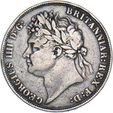1821 Crown - George IV British Silver Coin