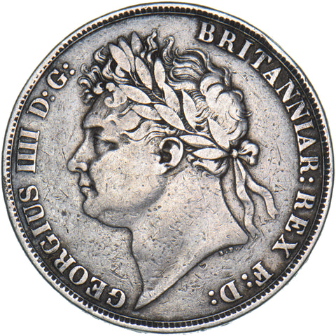 1821 Crown - George IV British Silver Coin