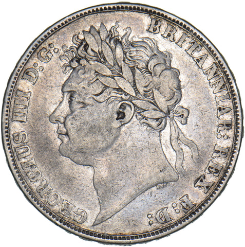 1822 Tertio Crown - George IV British Silver Coin